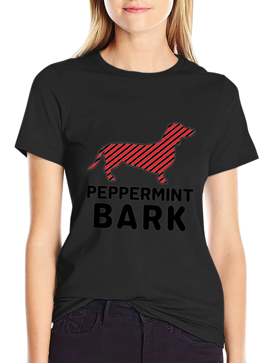 Peppermint Bark Dachshund Graphic T-Shirt
