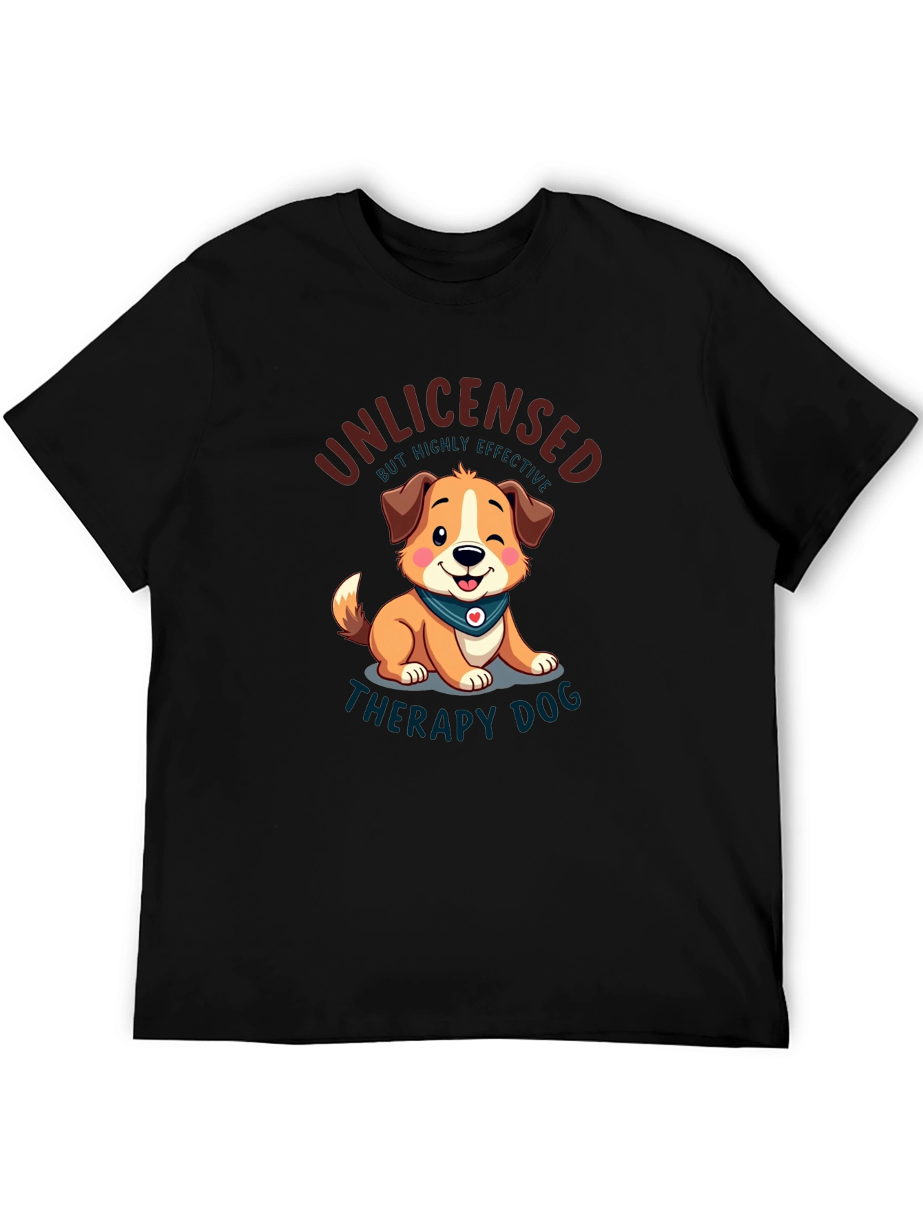 Unlicensed Therapy Dog Graphic Tee
