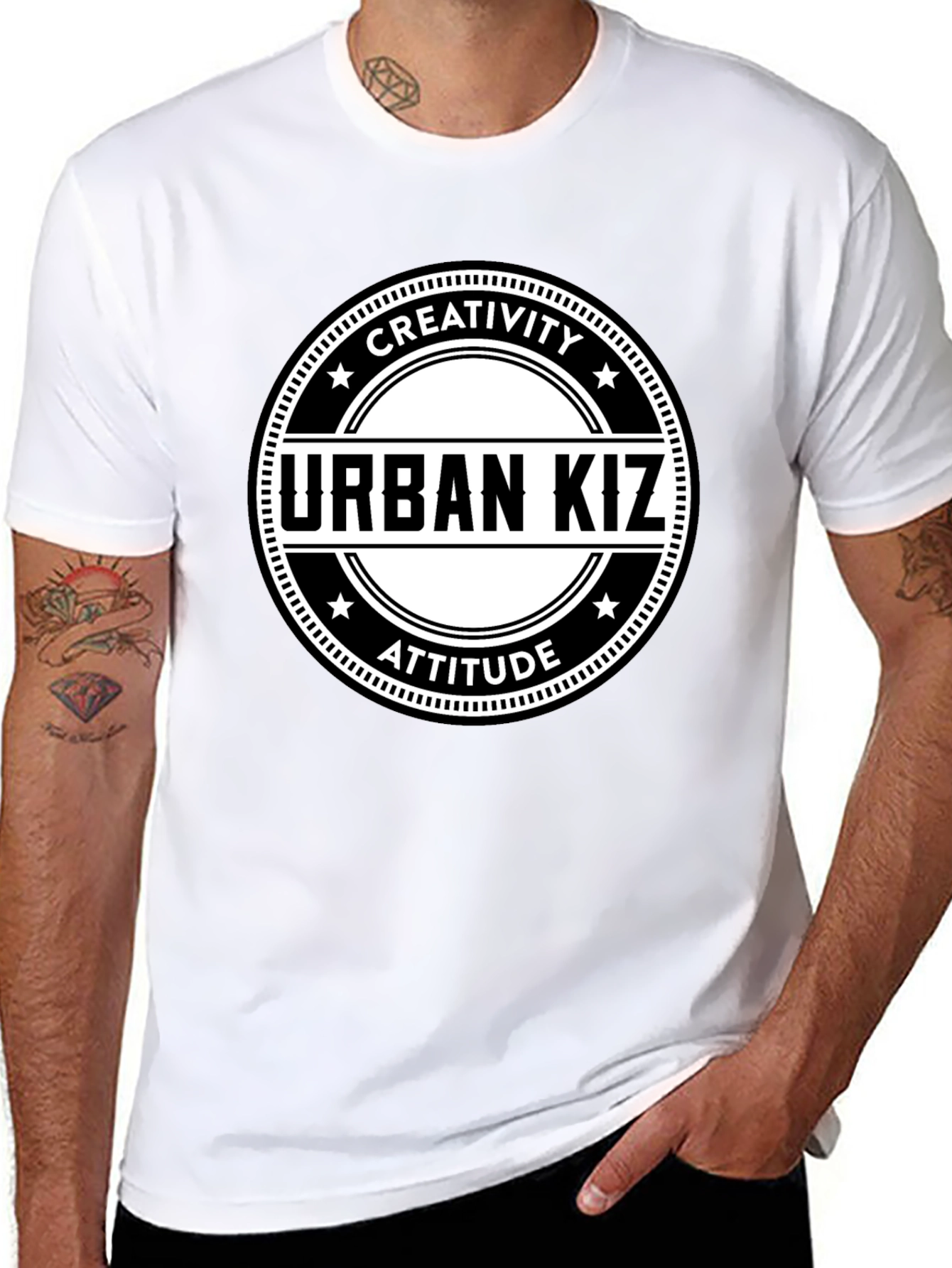 Urban Kiz Creativity Attitude Black T-Shirt
