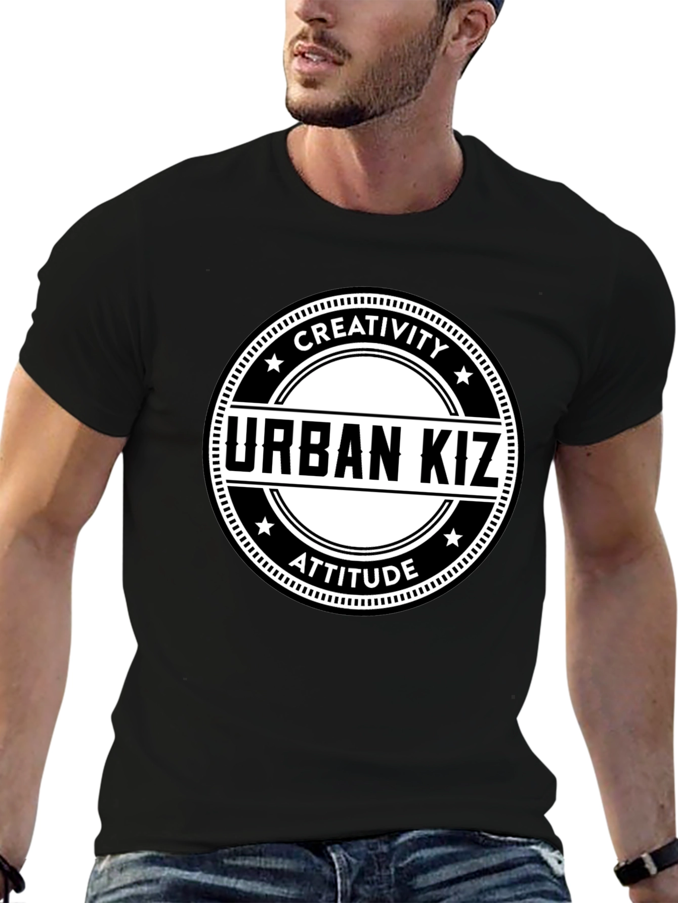 Urban Kiz Creativity Attitude Black T-Shirt