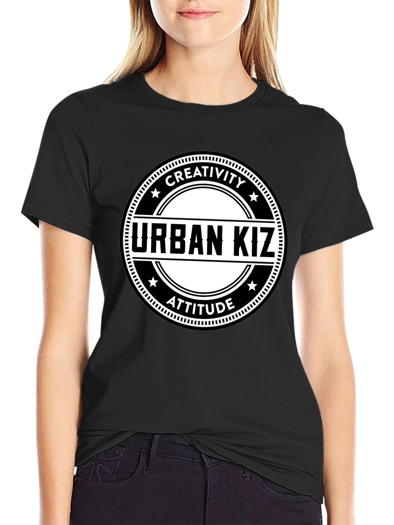 Urban Kiz Creativity Attitude Black T-Shirt