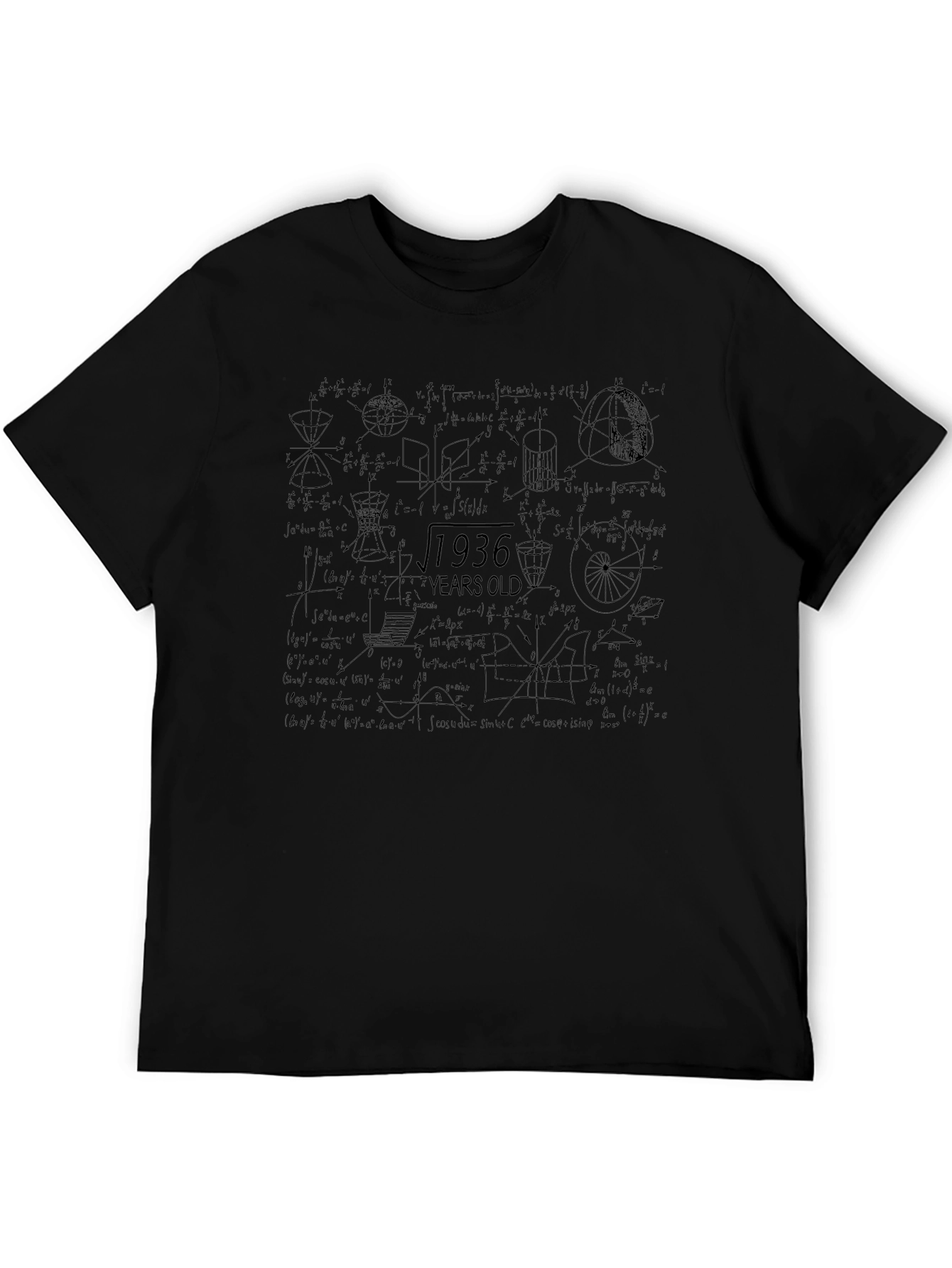 Math Equation 1936 Years Old Graphic Tee