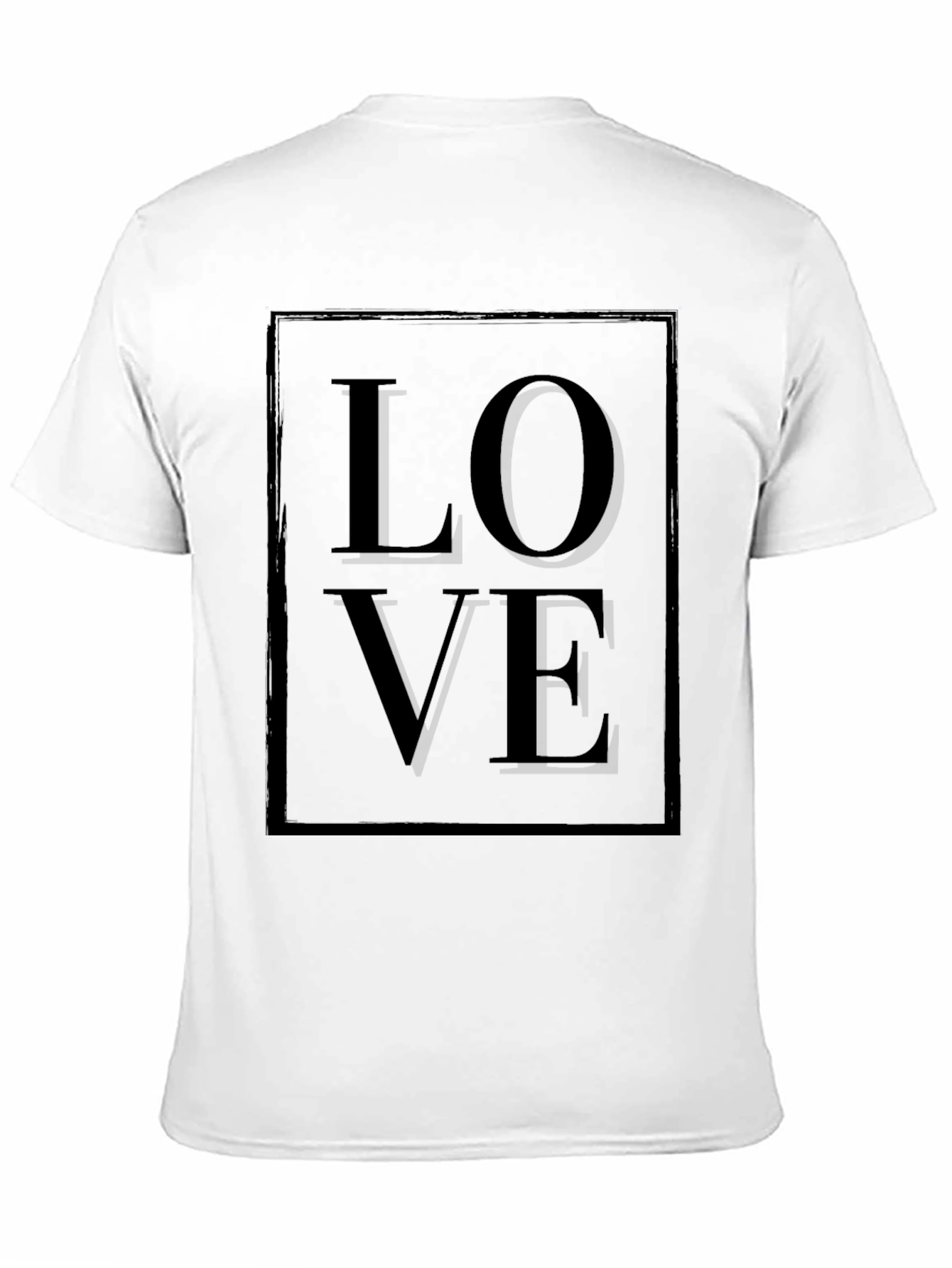 Modern Love Graphic Tee - Black Cotton Blend