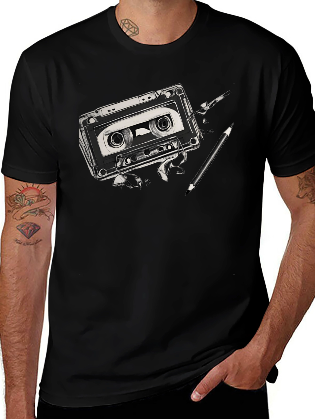 Retro Cassette Tape Graphic Tee