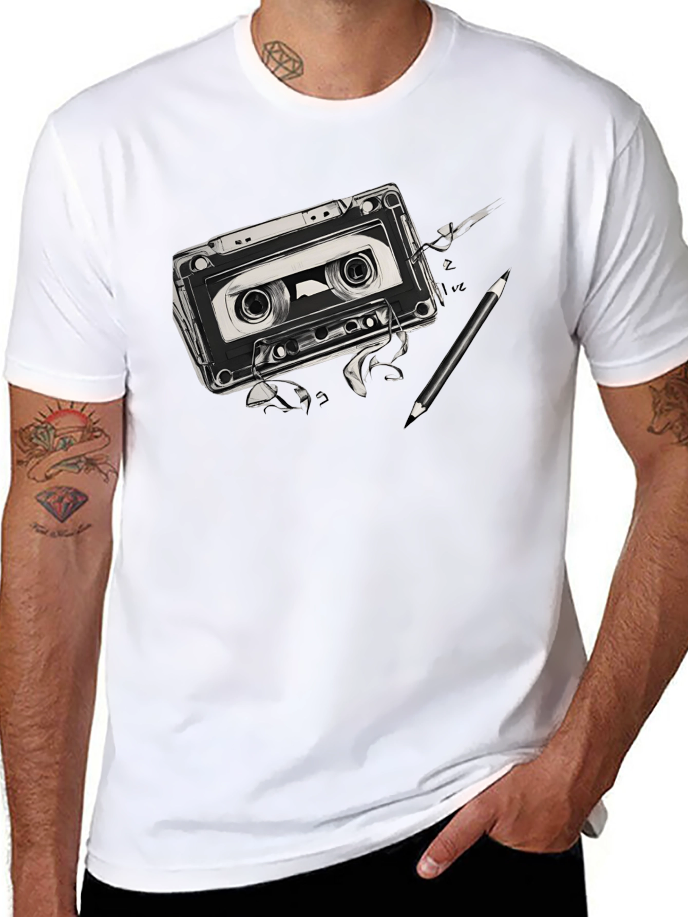 Retro Cassette Tape Graphic Tee