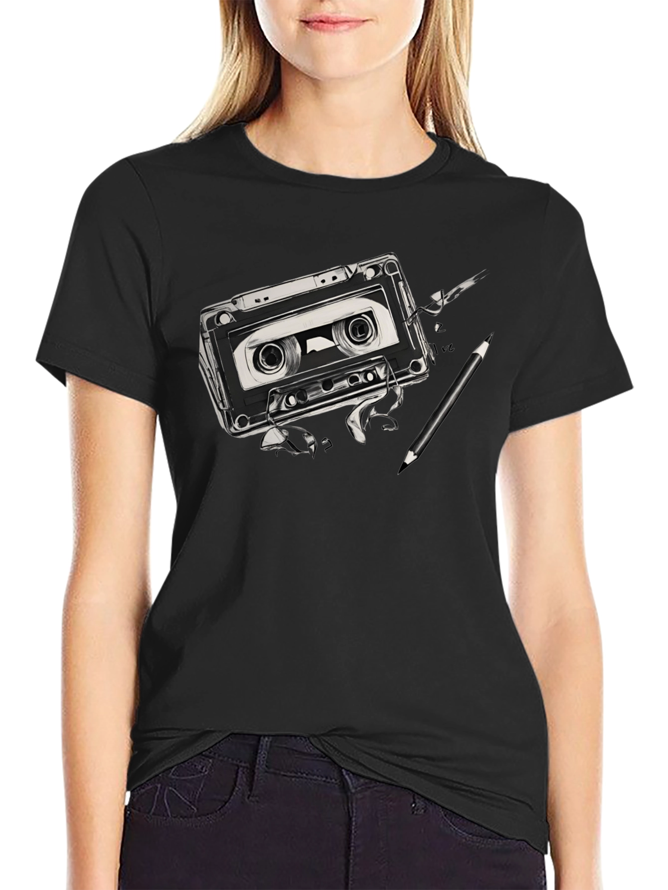 Retro Cassette Tape Graphic Tee