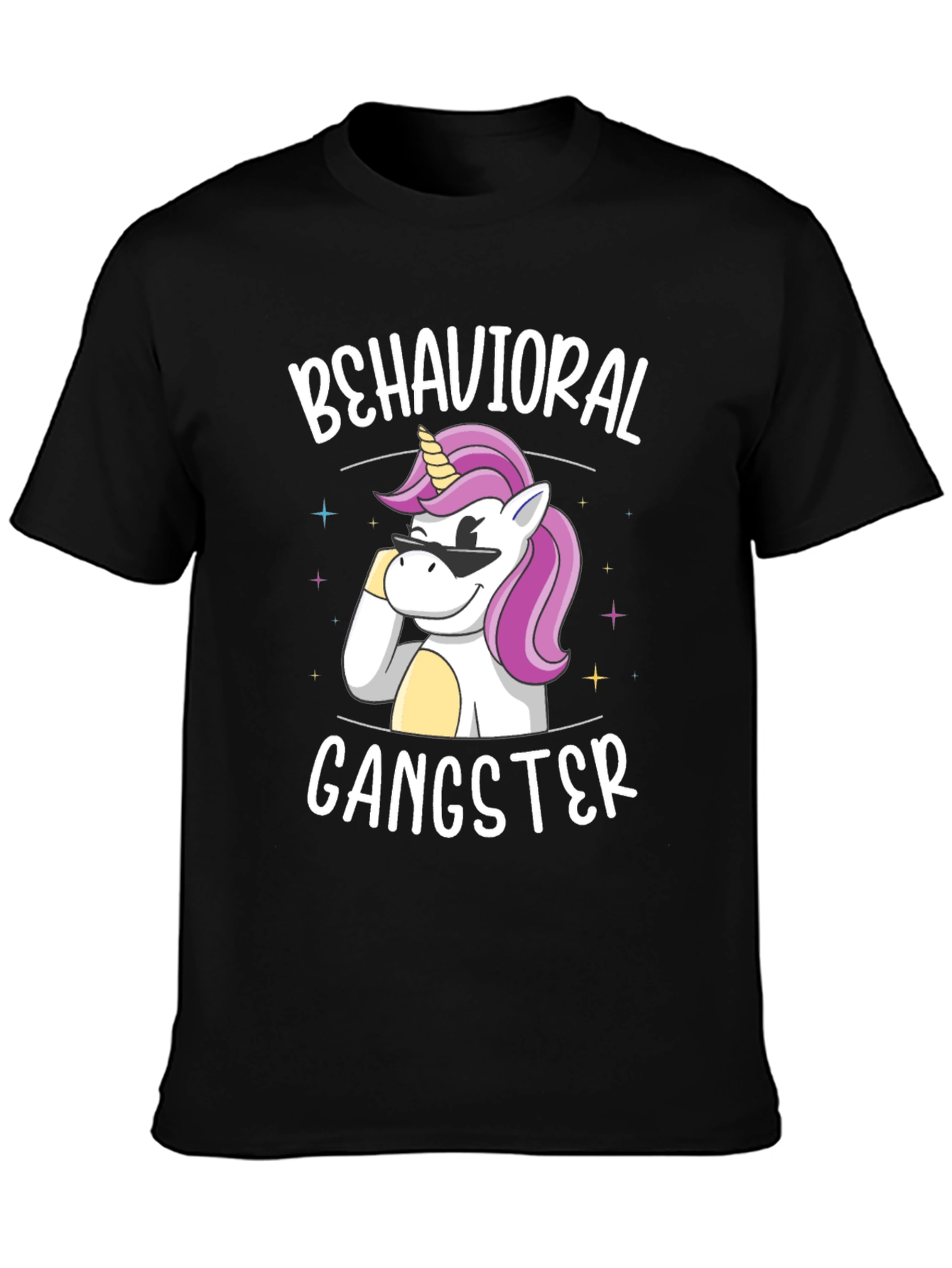 Behavioral Gangster Unicorn T-Shirt
