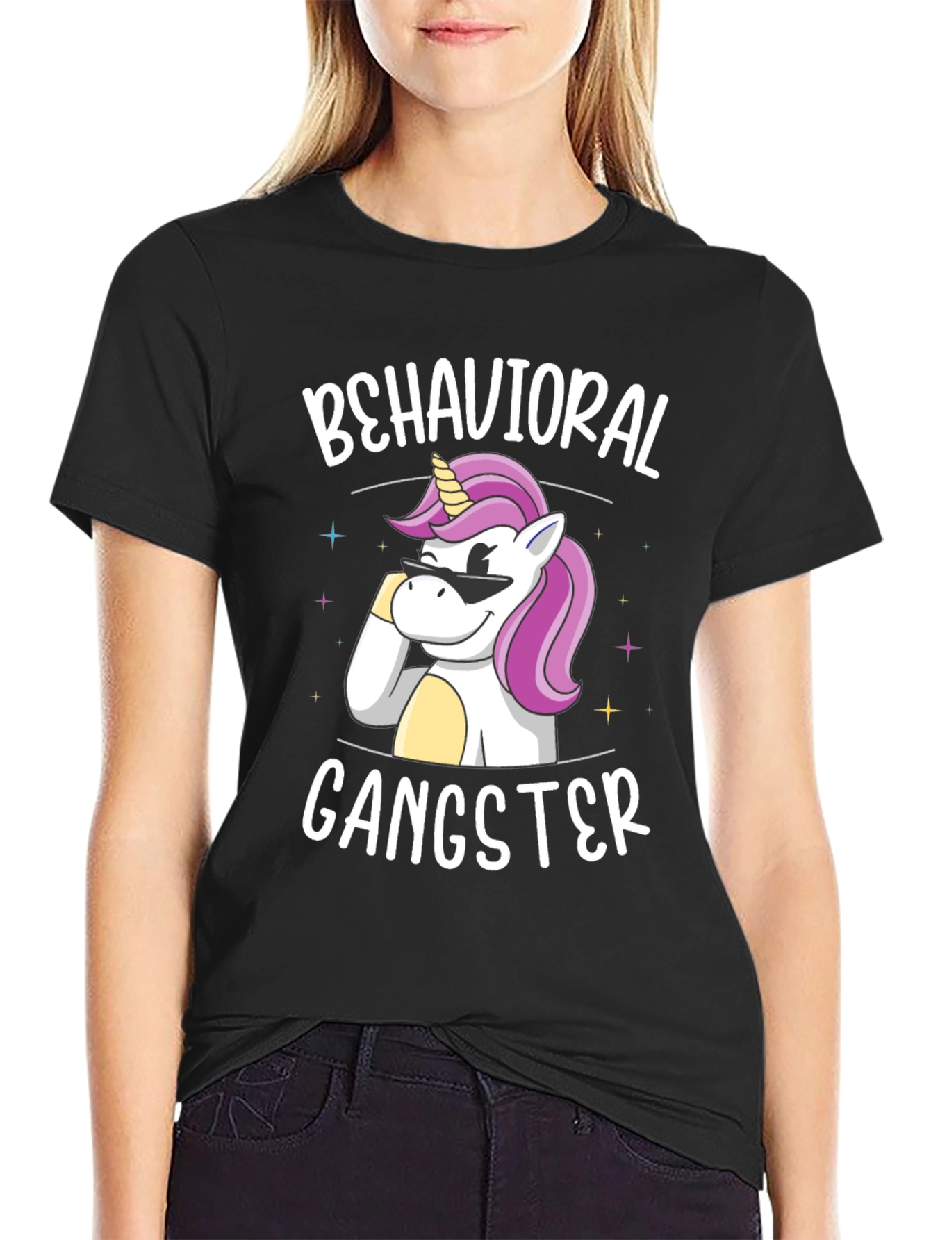 Behavioral Gangster Unicorn T-Shirt