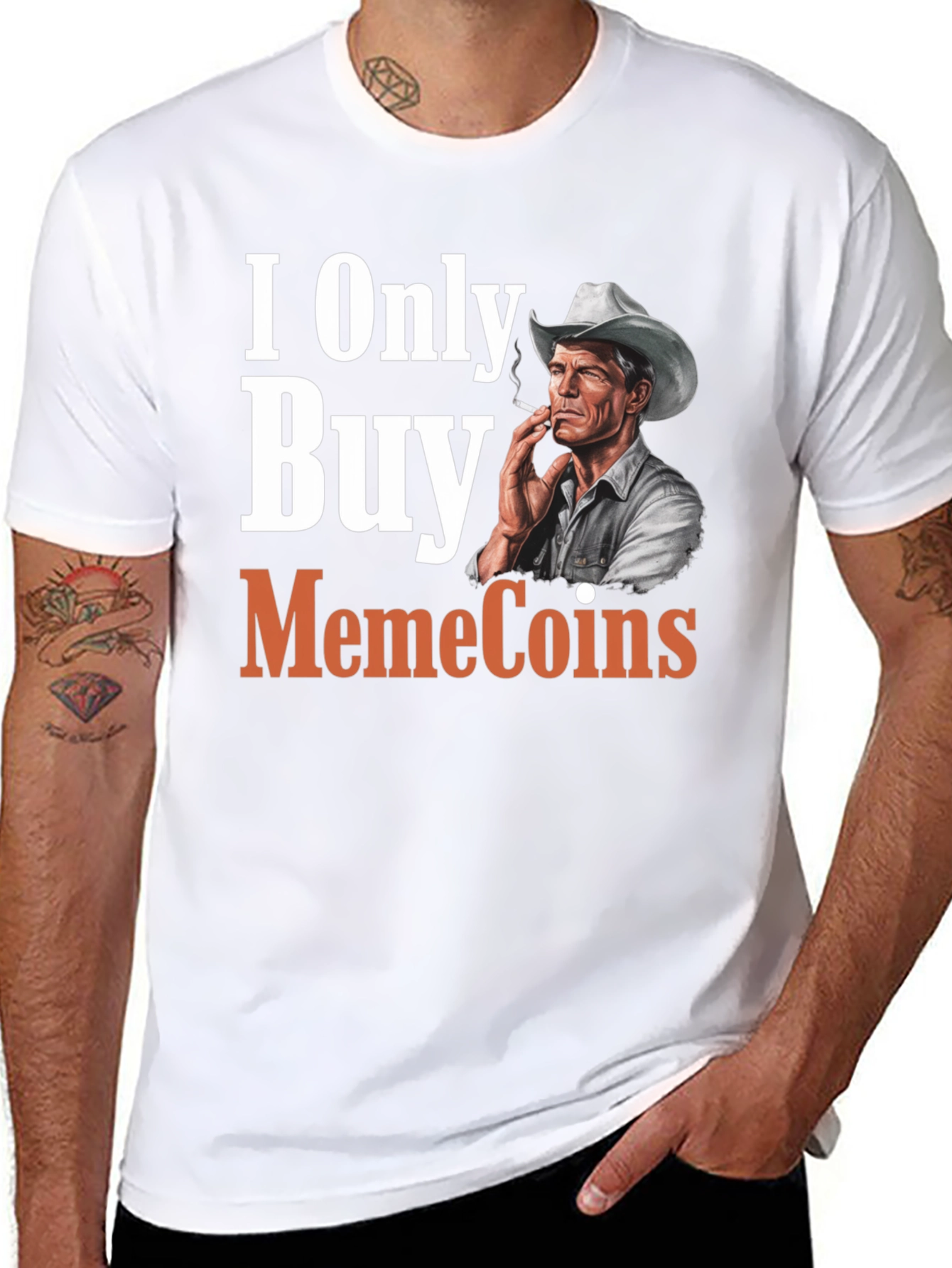 I Only Buy MemeCoins Black T-Shirt