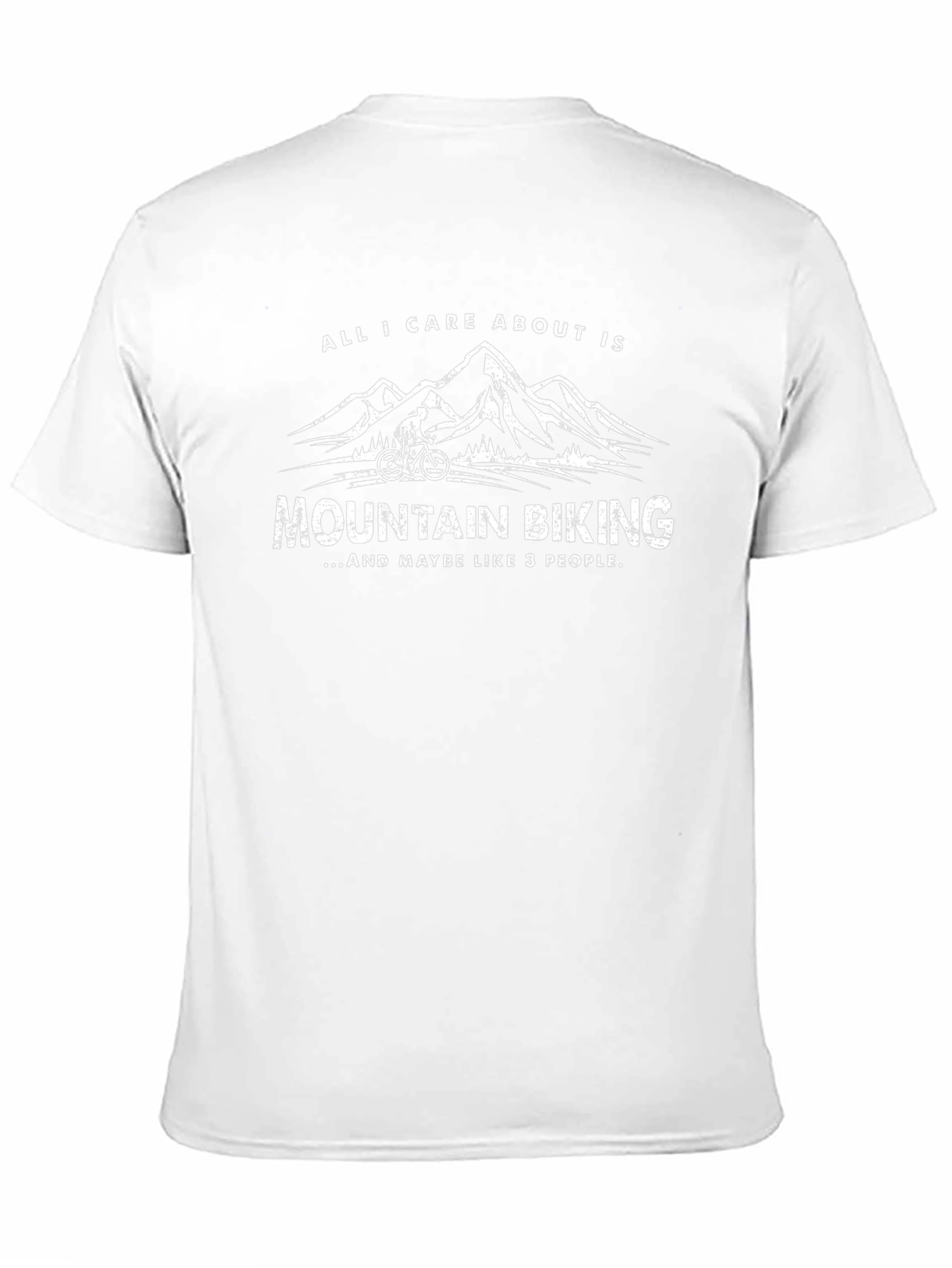 Mountain Biking Graphic Tee - All I Care About