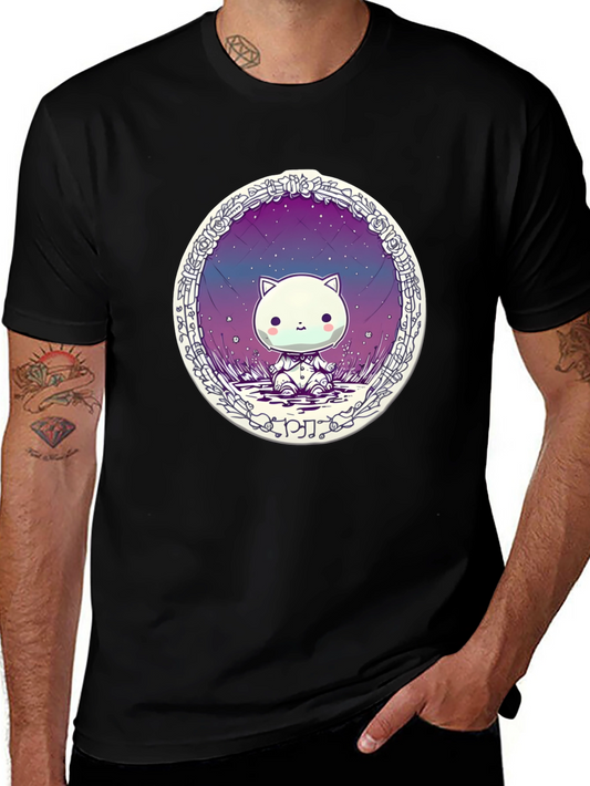Cute Cat Galaxy T-Shirt
