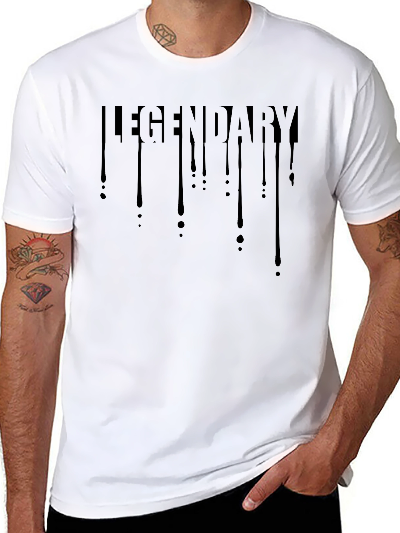 Legendary Black Drip T-Shirt