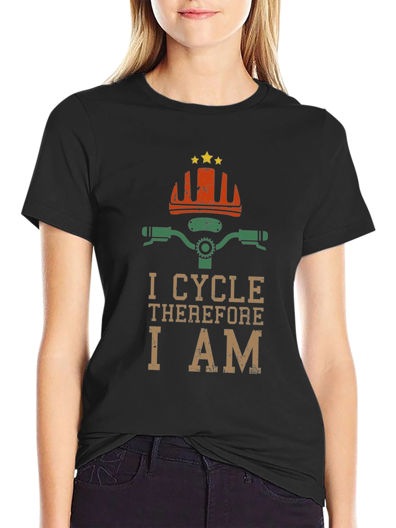 I Cycle Therefore I Am T-Shirt