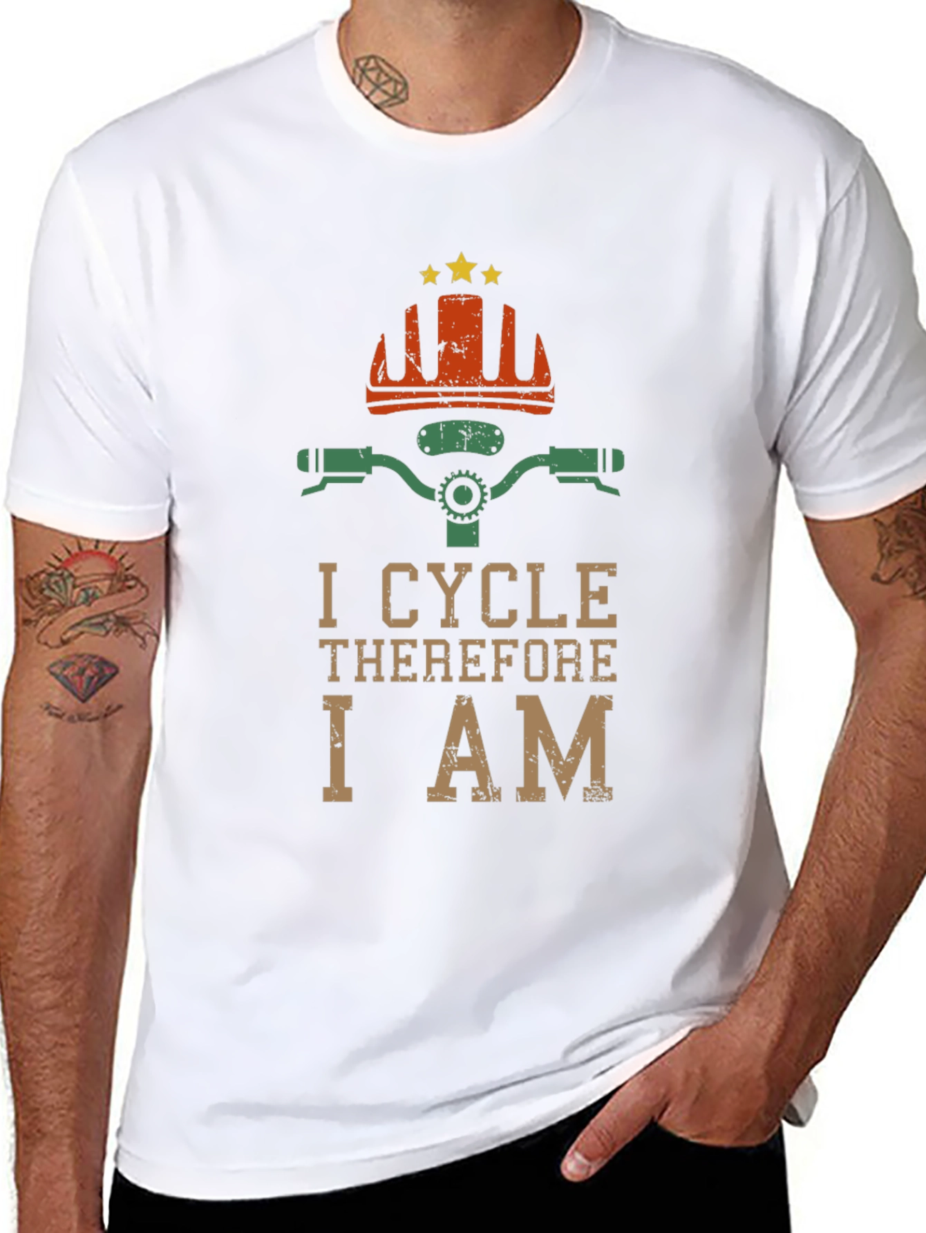 I Cycle Therefore I Am T-Shirt