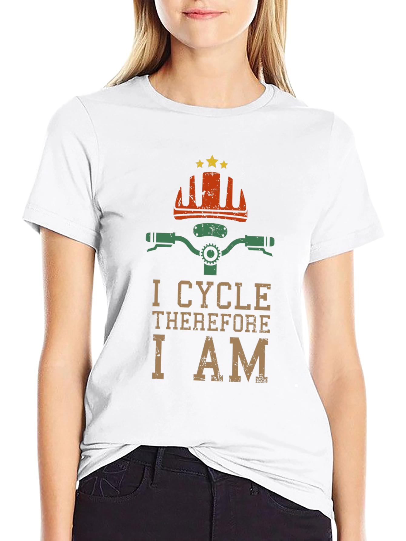 I Cycle Therefore I Am T-Shirt