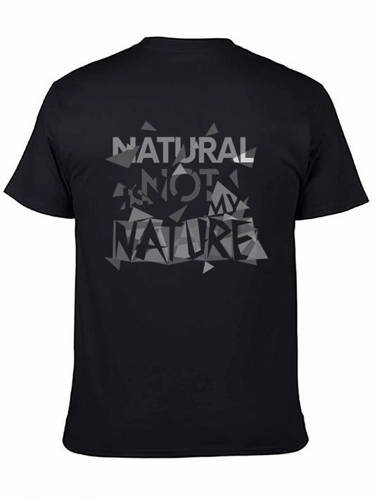 Natural Not Nature Black Graphic Tee