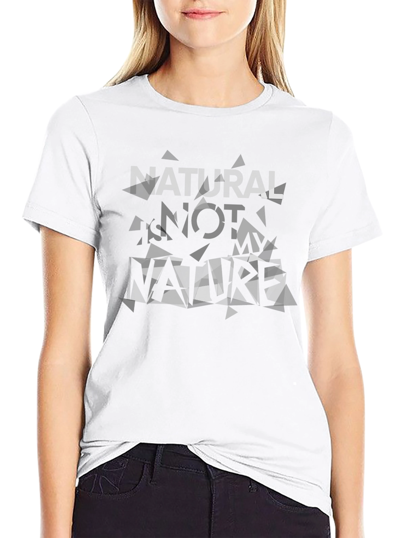 Natural Not Nature Black Graphic Tee