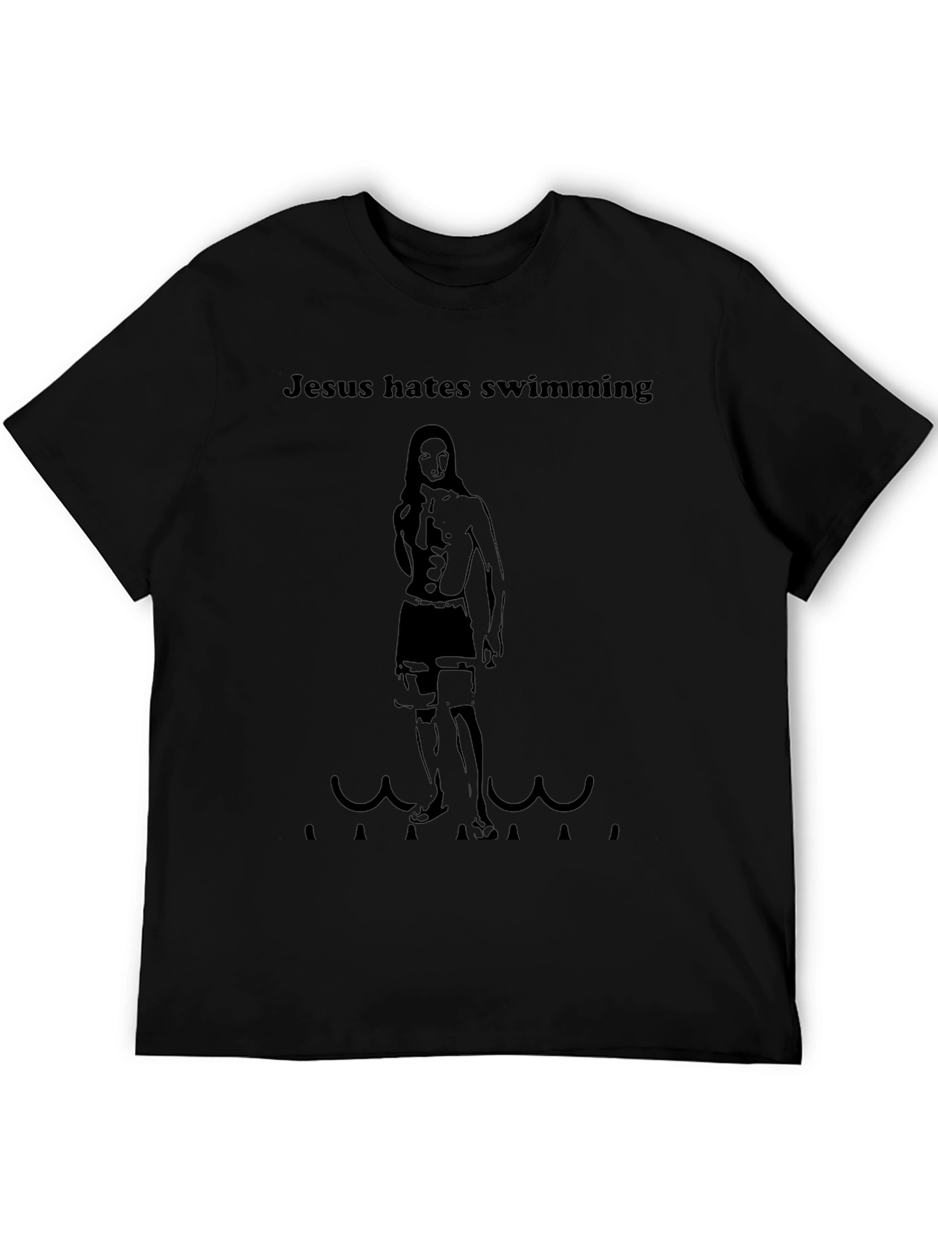 Jesus Hates Swimming Graphic T-Shirt