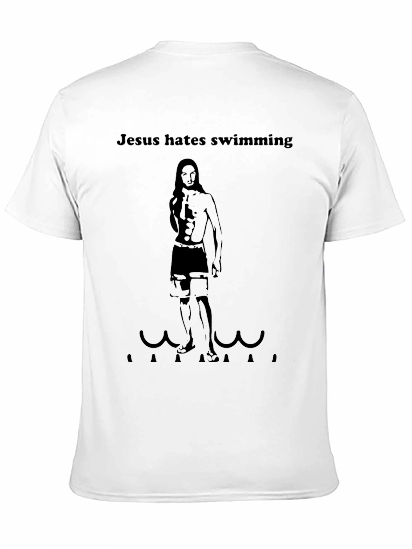 Jesus Hates Swimming Graphic T-Shirt
