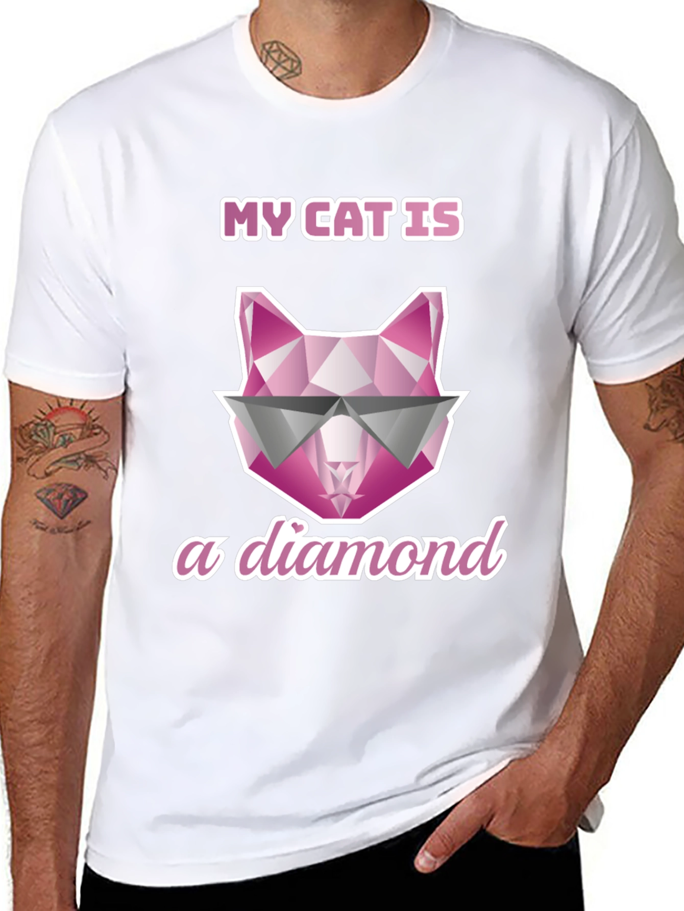 My Cat Is A Diamond Graphic Tee
