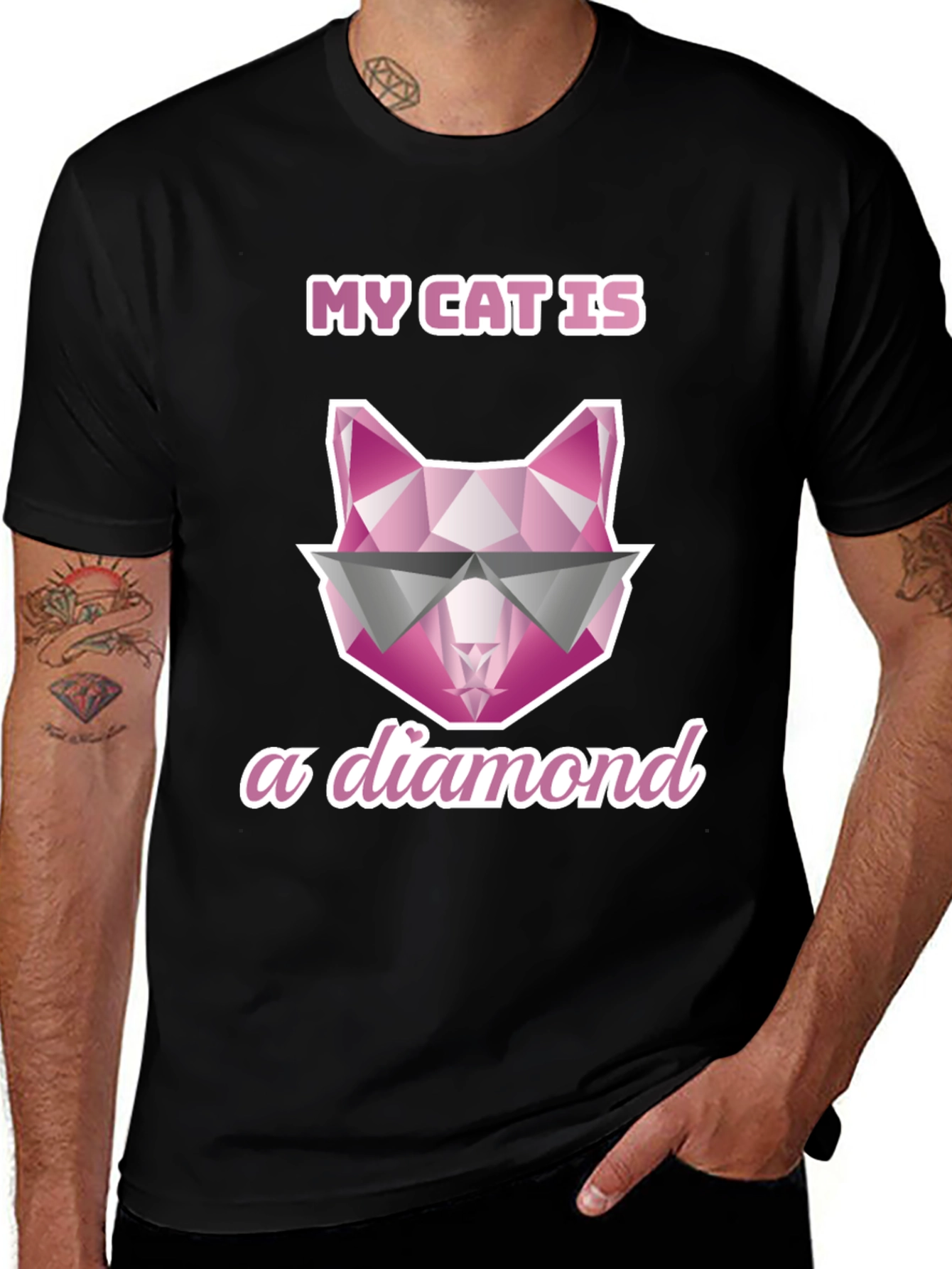 My Cat Is A Diamond Graphic Tee