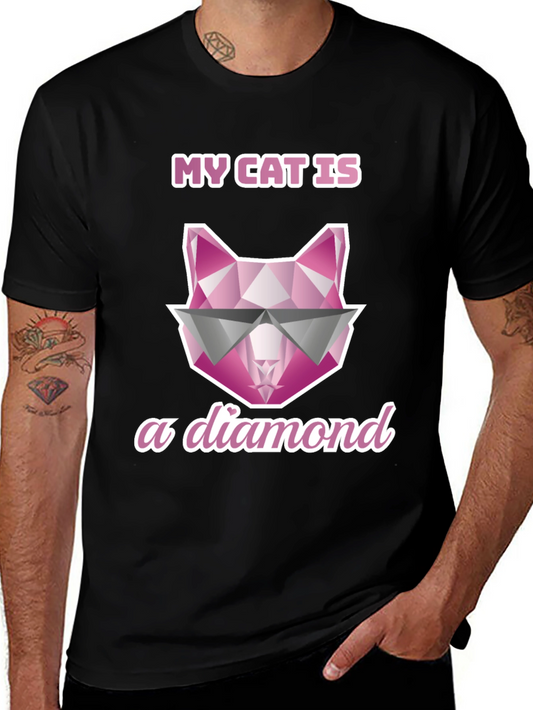 My Cat Is A Diamond Graphic Tee