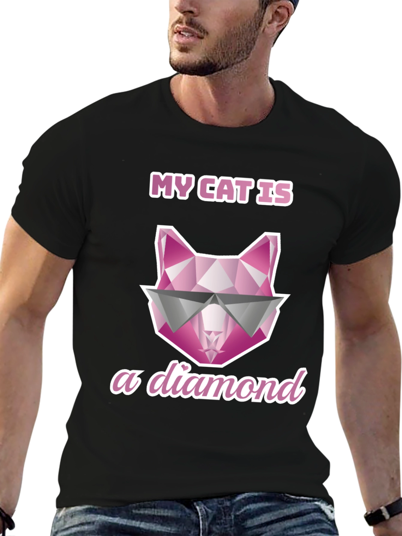 My Cat Is A Diamond Graphic Tee