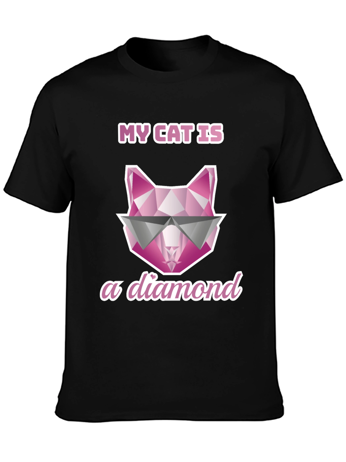 My Cat Is A Diamond Graphic Tee