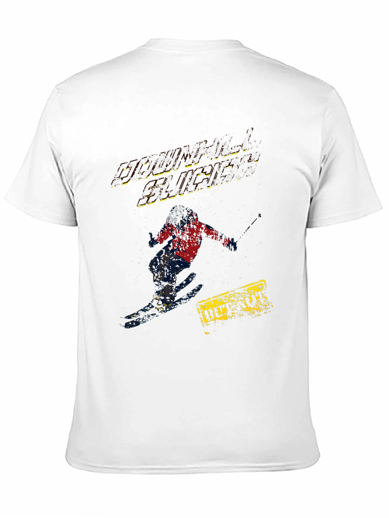Downhill Slickers Graphic Tee - Black Cotton T-Shirt