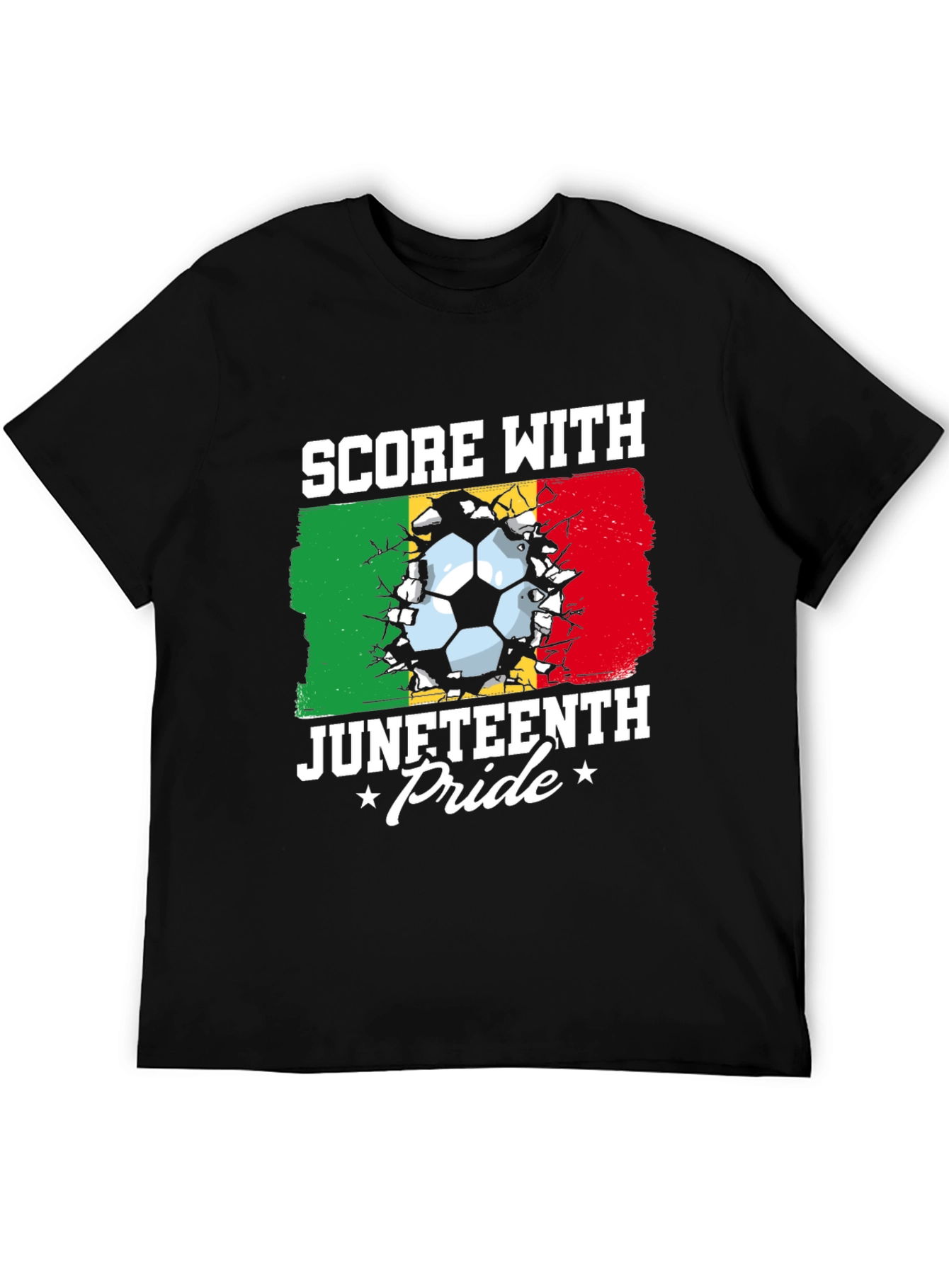 Juneteenth Pride Soccer T-Shirt