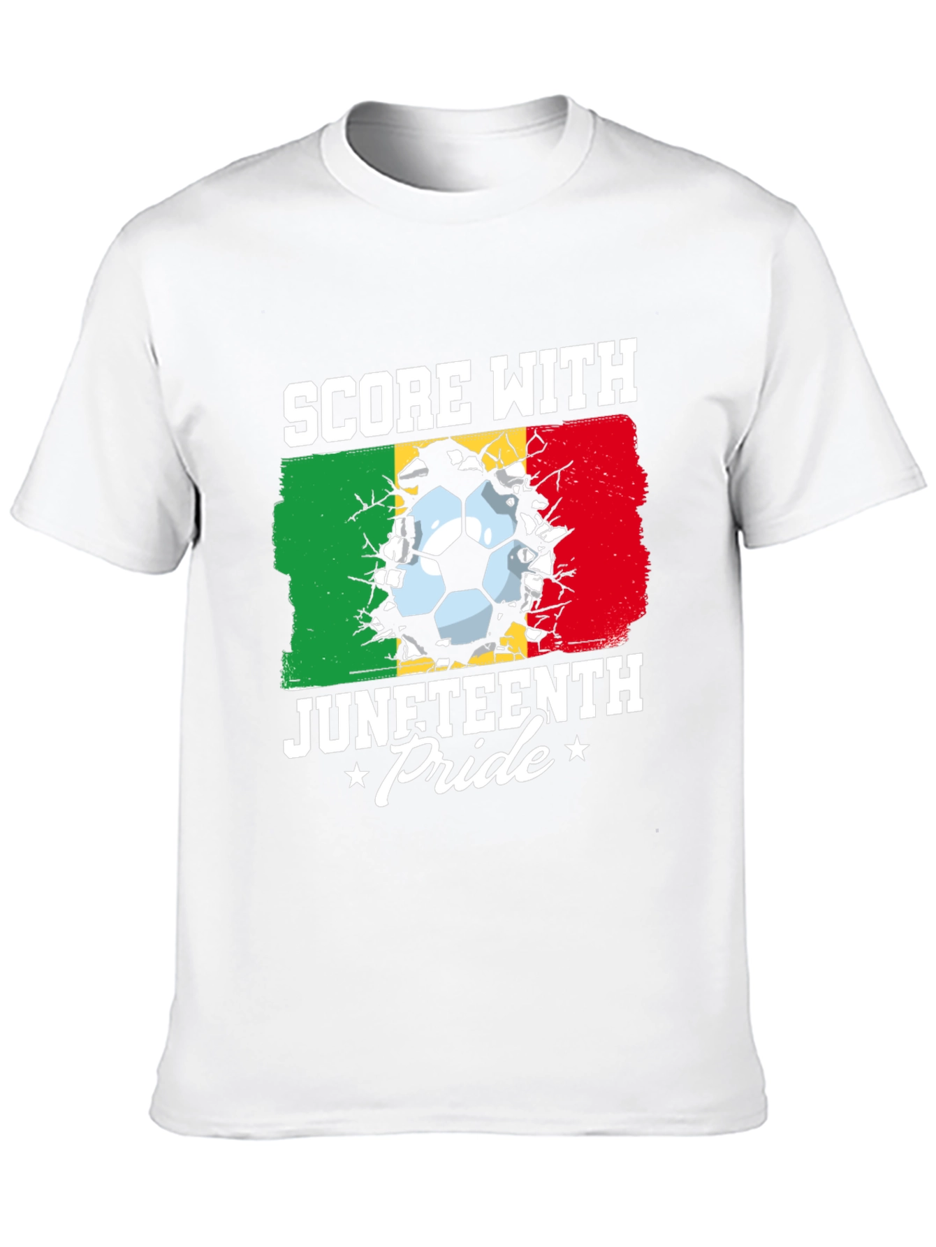 Juneteenth Pride Soccer T-Shirt