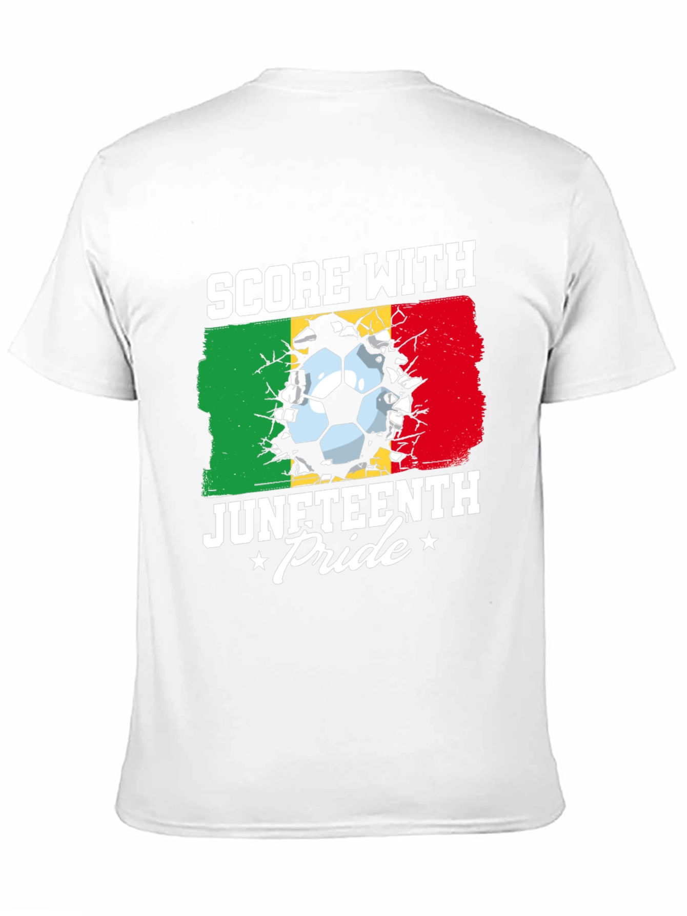 Juneteenth Pride Soccer T-Shirt