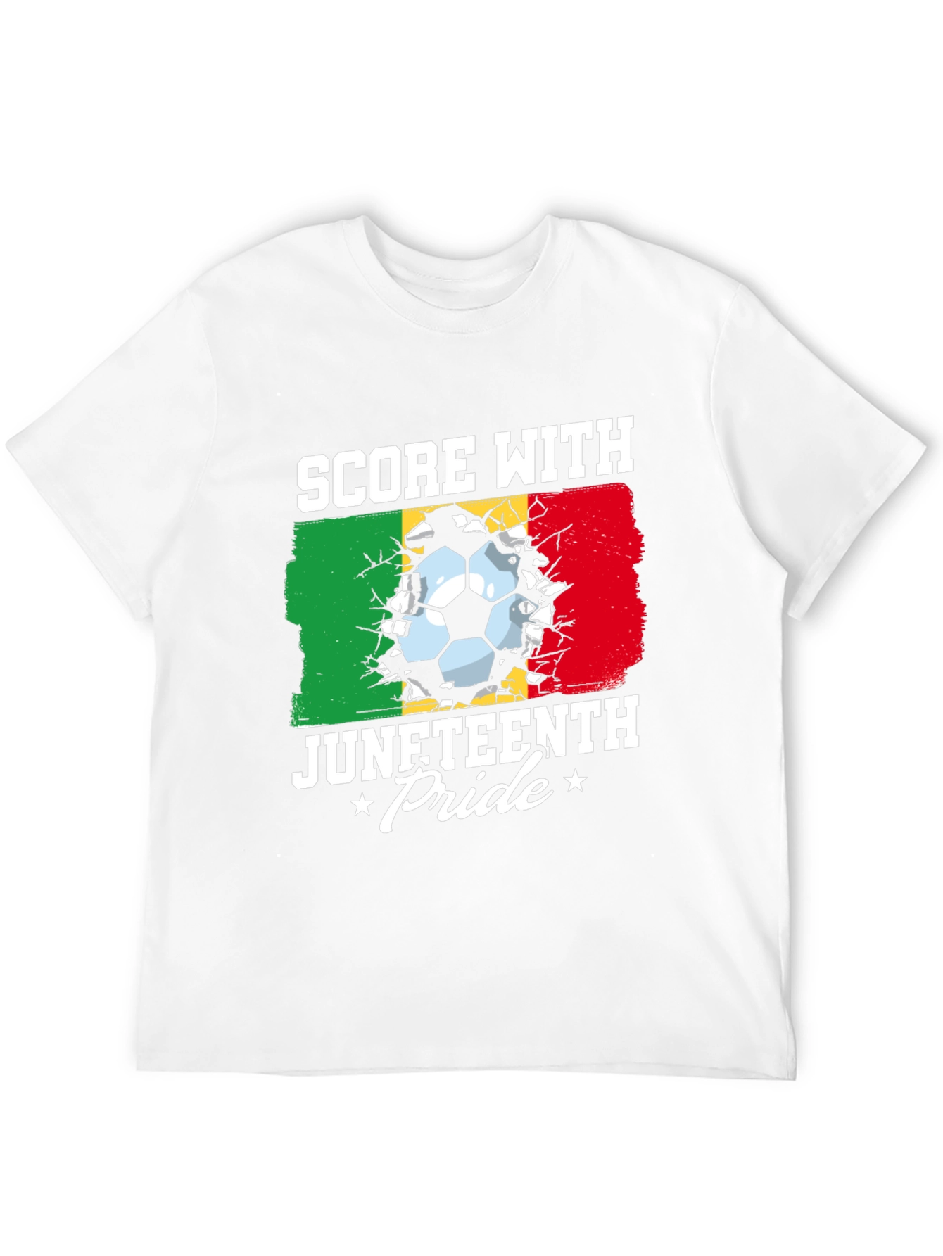 Juneteenth Pride Soccer T-Shirt