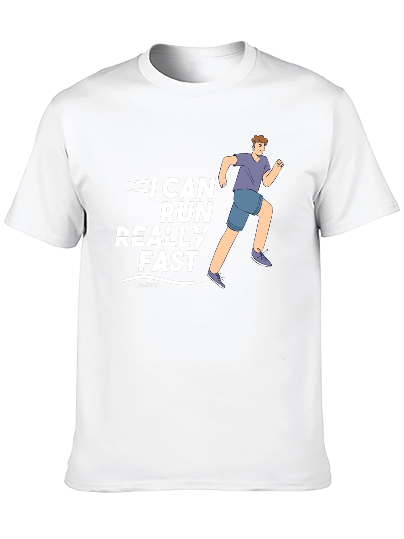 I Can Run Really Fast Black T-Shirt