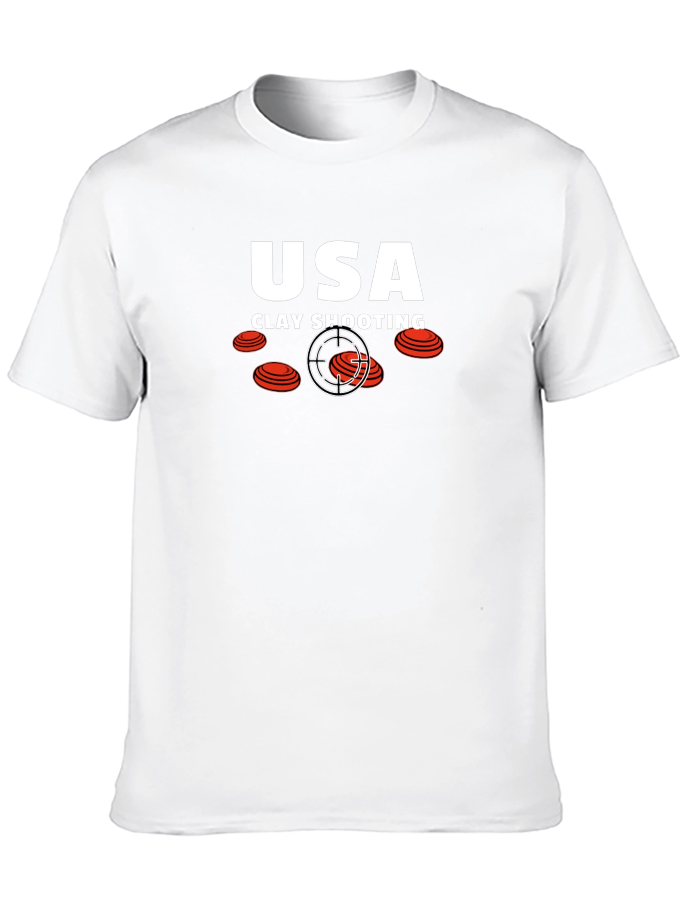 USA Clay Shooting T-Shirt - Target Practice Tee