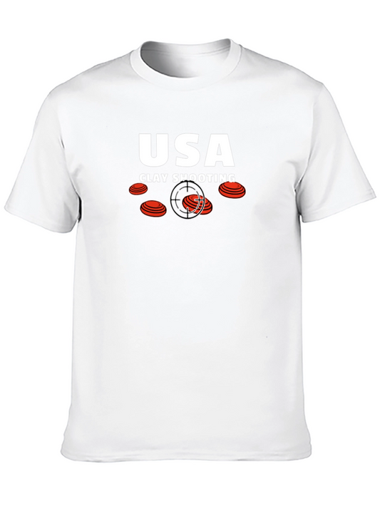 USA Clay Shooting T-Shirt - Target Practice Tee