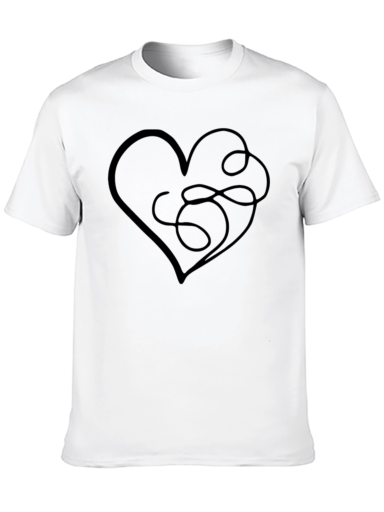 Love Yourself Heart Graphic Tee