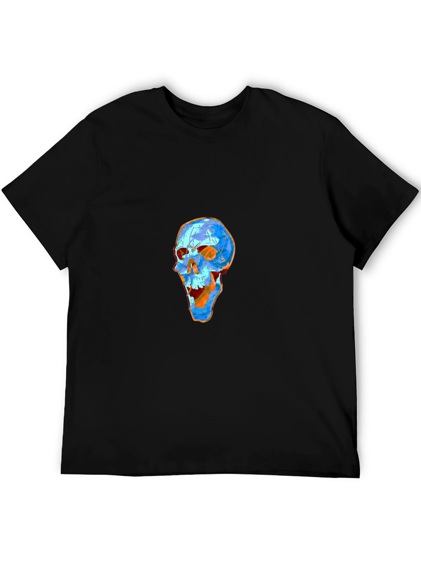 Skull Graphic Tee - Modern Art Design