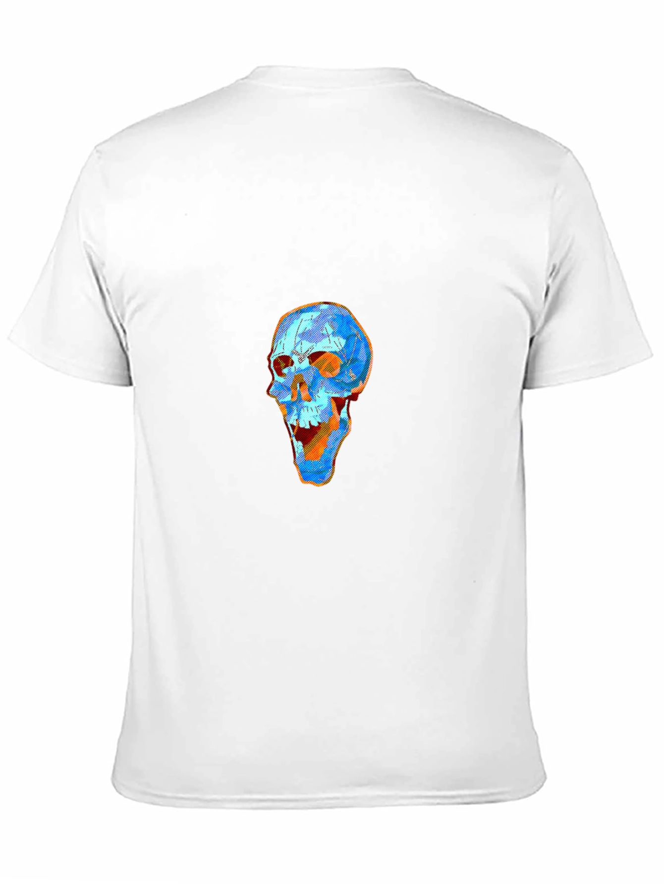 Skull Graphic Tee - Modern Art Design