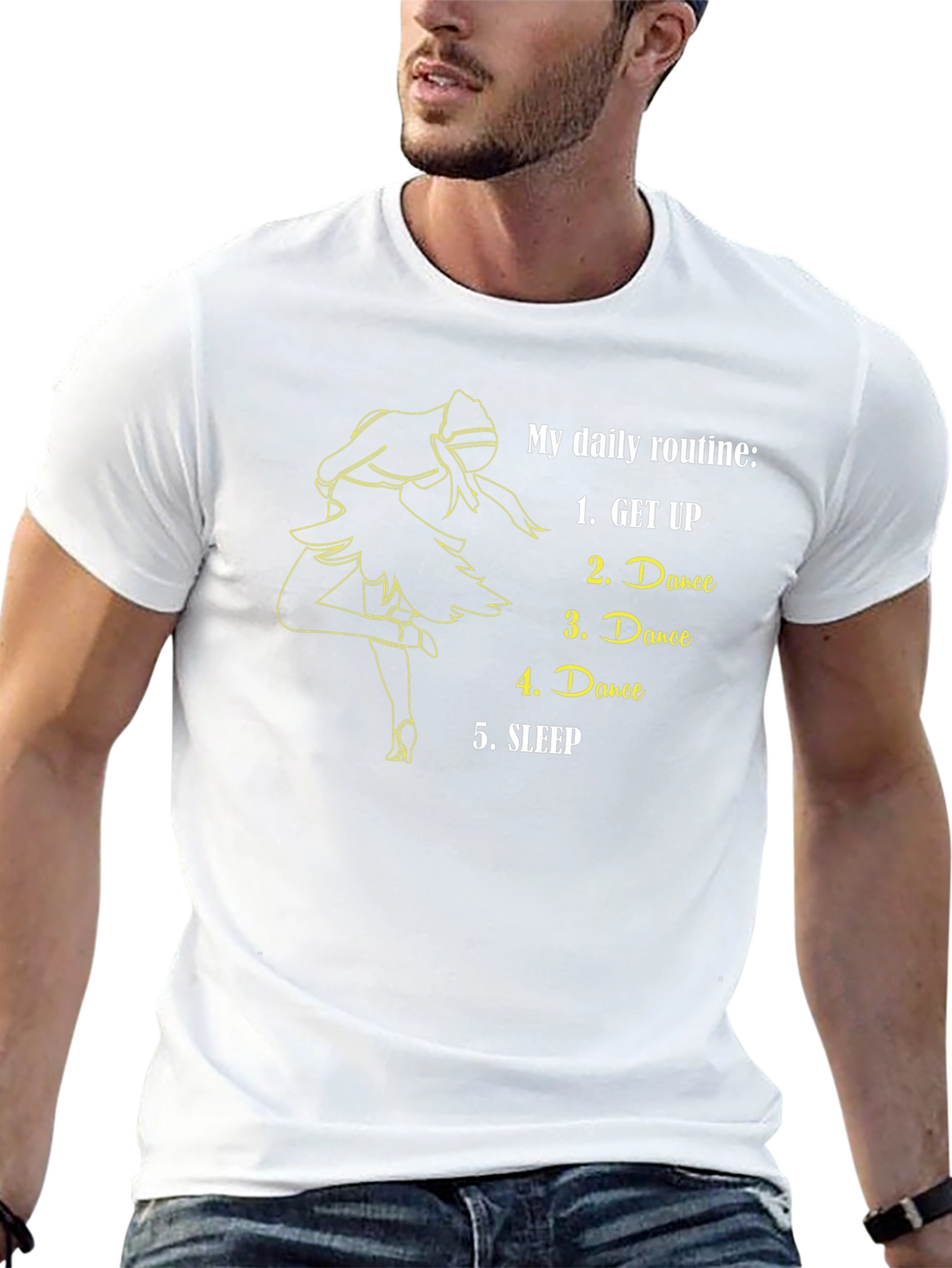 Dance Daily Routine T-Shirt - Black