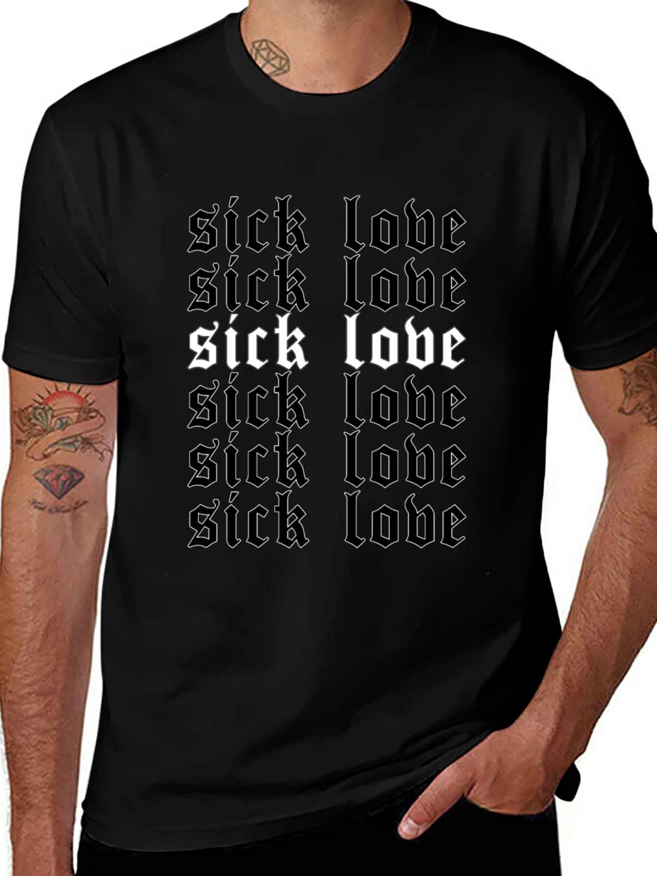 Sick Lobe Graphic Tee - Trendy Gothic Style