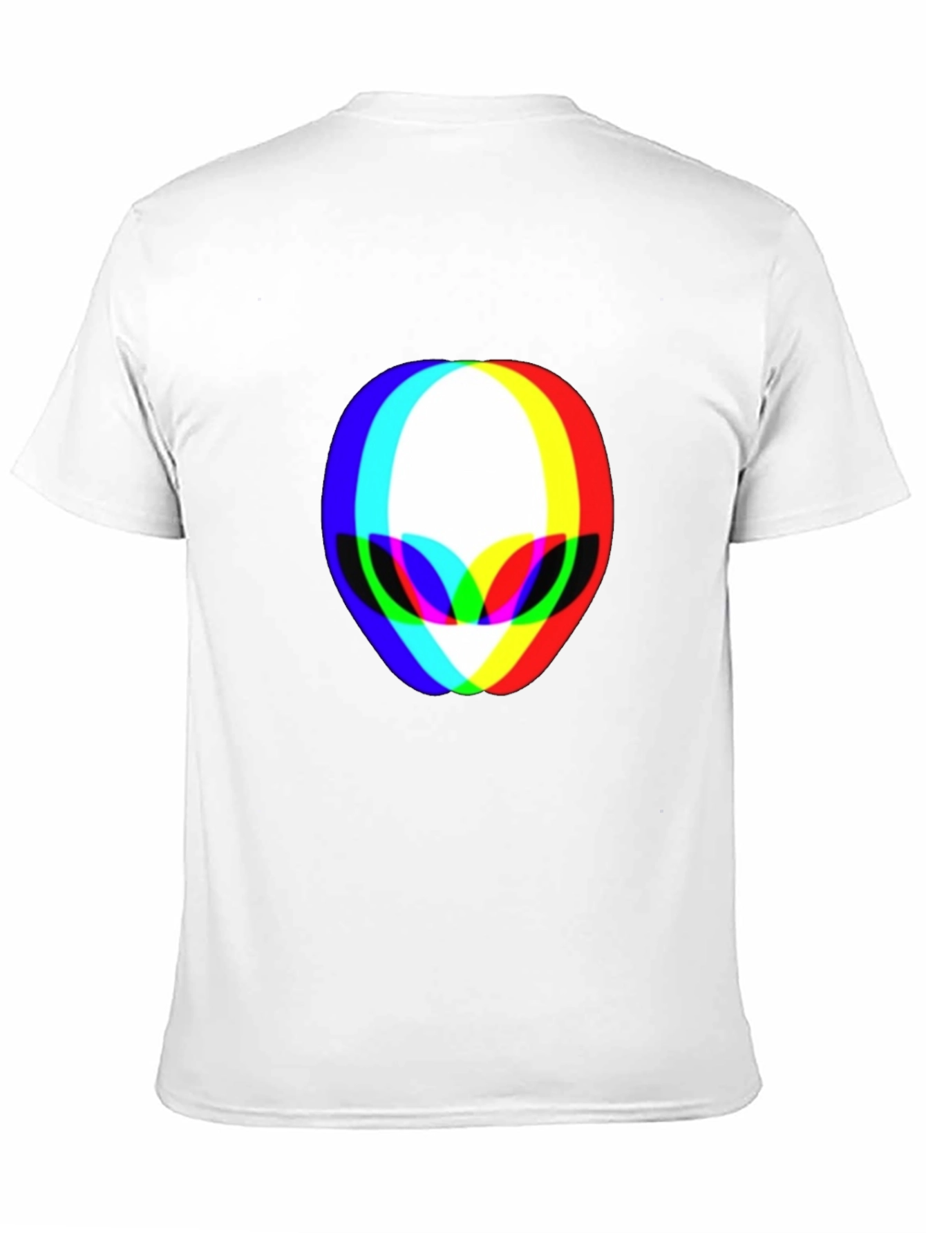 Retro Alien Head T-Shirt - Black Cotton Tee