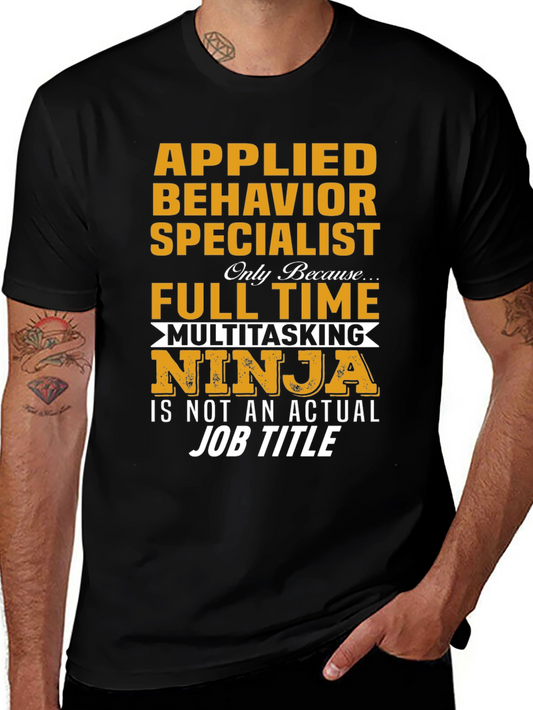 Applied Behavior Specialist Ninja T-Shirt