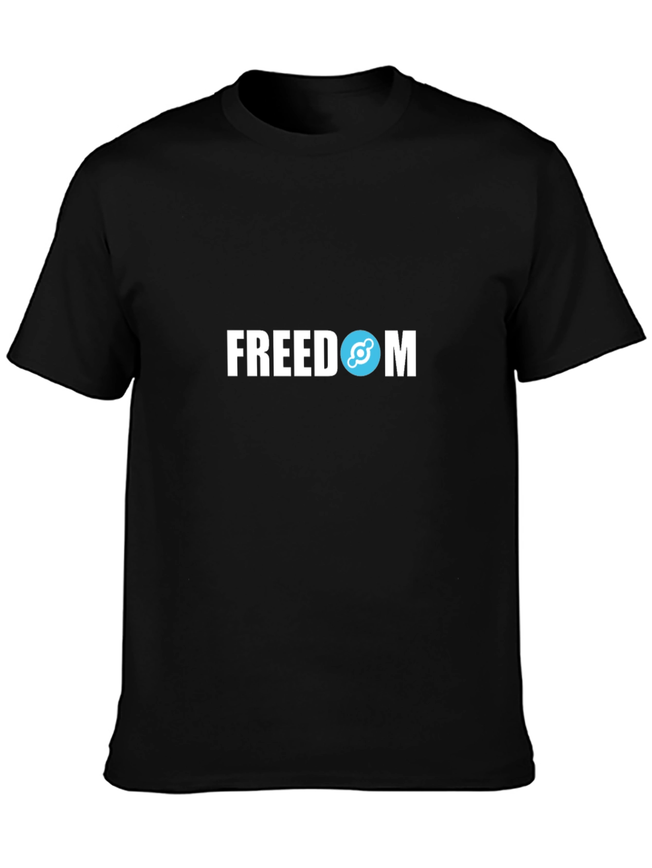 Freedom Graphic Tee - Black Cotton Blend