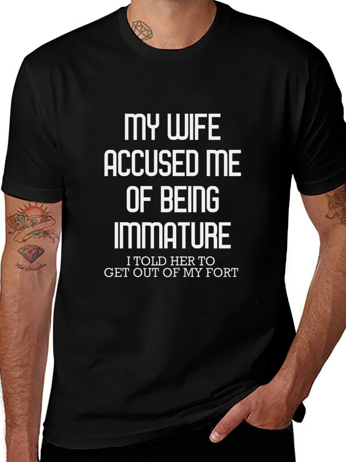 Funny My Wife Accused Me Graphic Tee