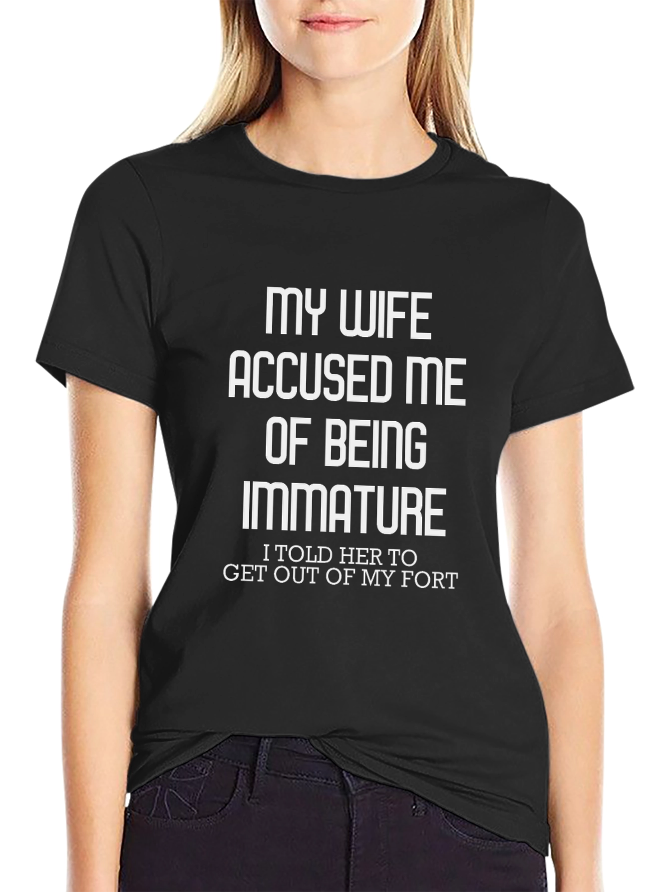Funny My Wife Accused Me Graphic Tee