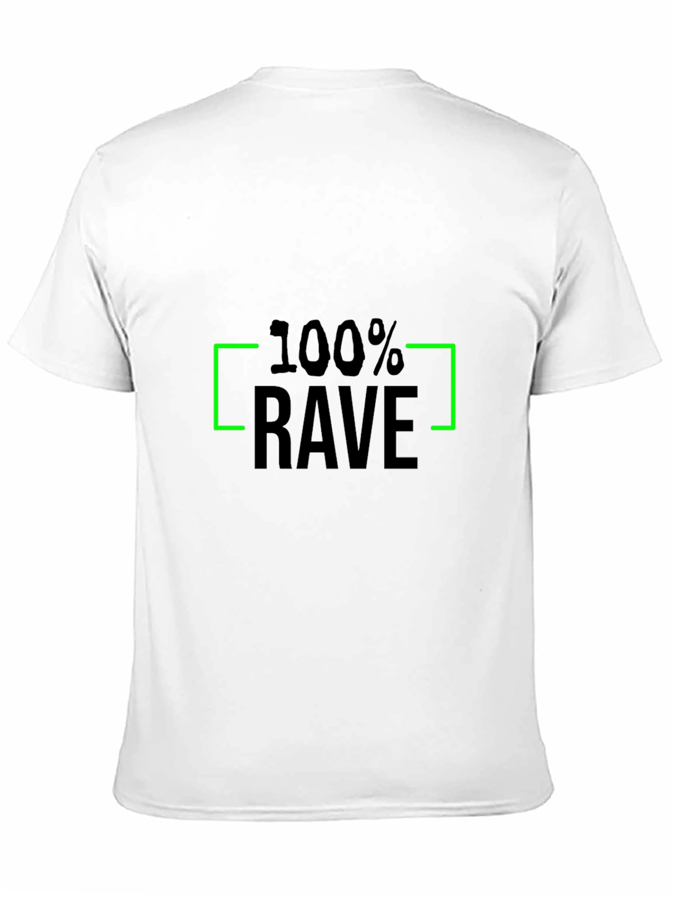 100% Rave Black Graphic Tee
