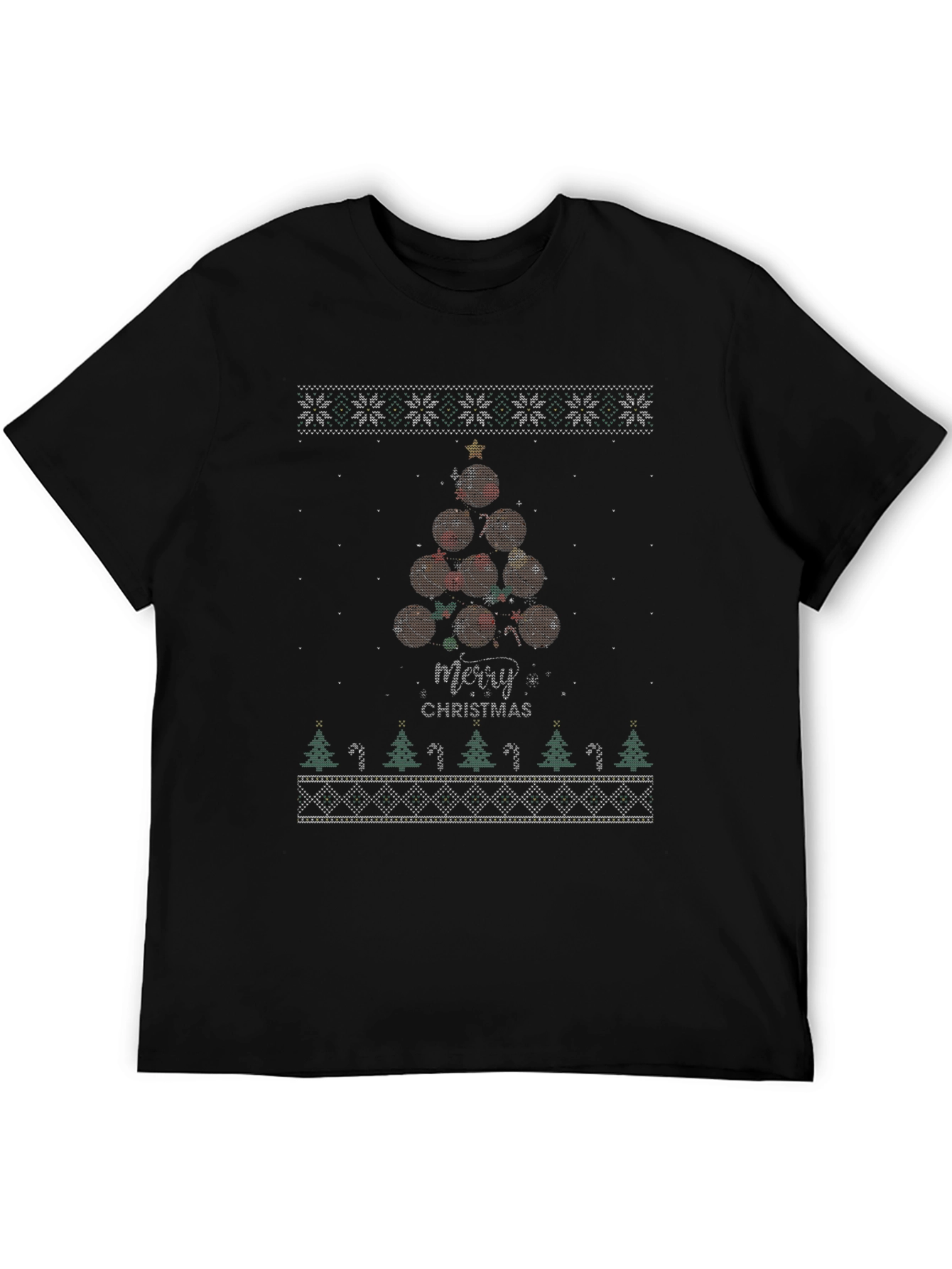 Christmas Football T-Shirt - Ugly Sweater Tee