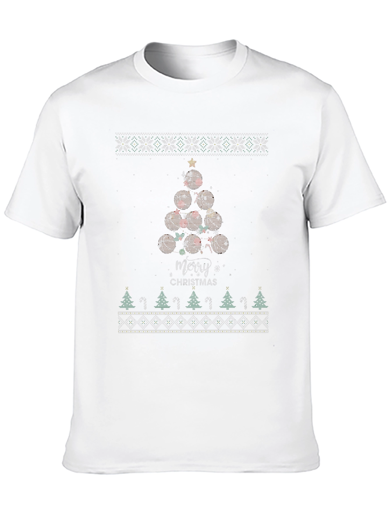 Christmas Football T-Shirt - Ugly Sweater Tee