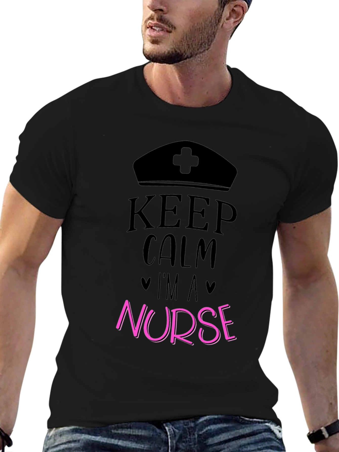 Keep Calm Im a Nurse Graphic T-Shirt